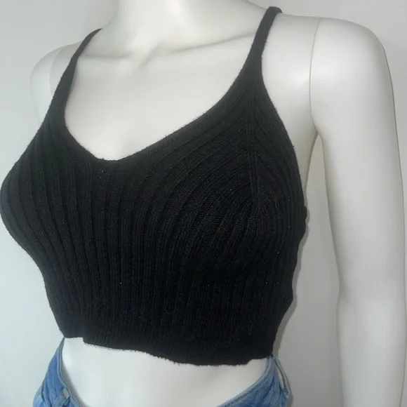 Olivaceous ribbed knit tank - Picture 4 of 7